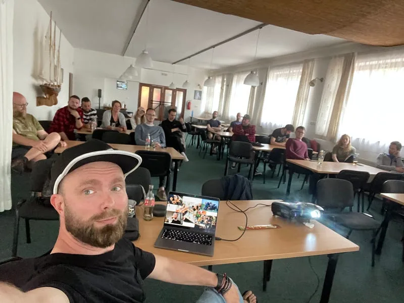 Teambuilding na Slapech.